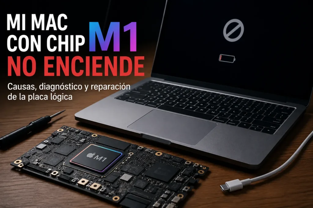 m1 no enciende