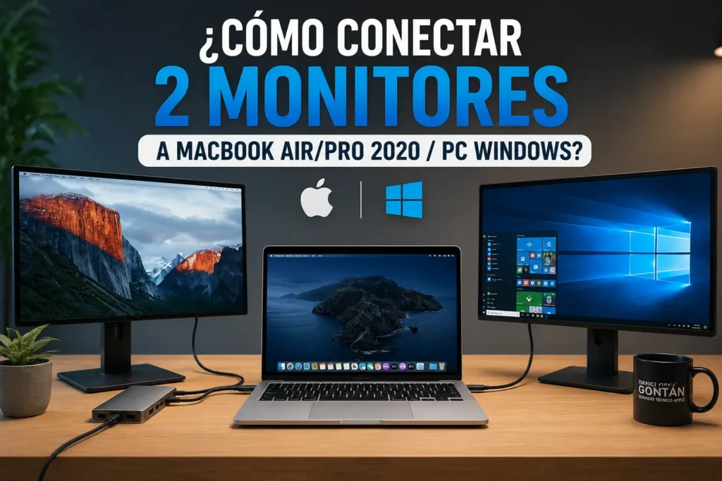 conectar 2 monitores